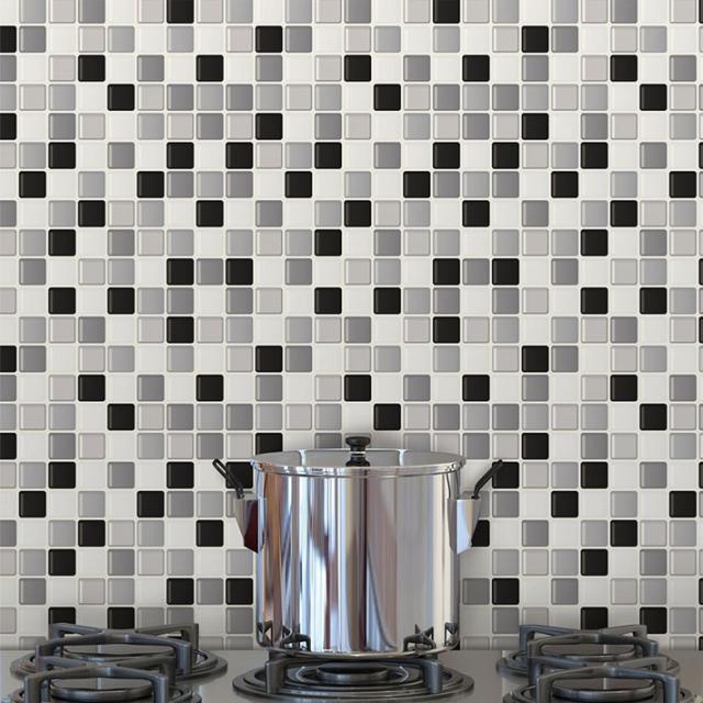 キッチン 壁紙 タイル のり付き タイル柄 壁紙 シール はがせる壁紙 リメイクシート 北欧 クロス 補修 防水