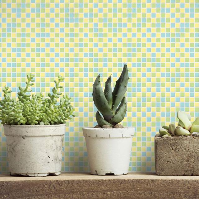 キッチン 壁紙 タイル のり付き タイル柄 壁紙 シール はがせる壁紙 リメイクシート 北欧 クロス 補修 防水