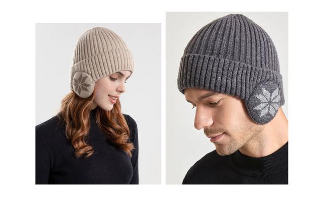 ニット帽 耳あて レディース 耳あて付きニット帽 耳付き ニット ニット帽子