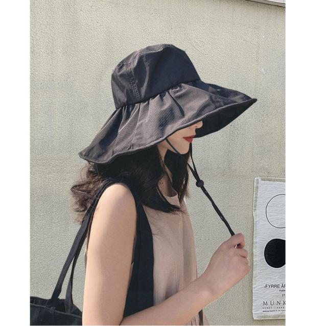 帽子 レディース uvカット バケットハット 折りたたみ つば広