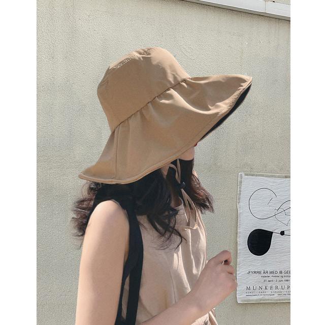 帽子 レディース uvカット バケットハット 折りたたみ つば広