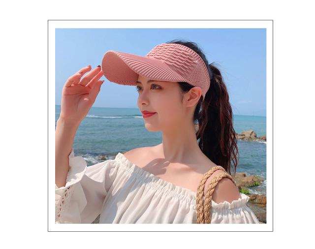 レディース サンバイザー 日よけ帽子 レディース つば広 バイザー サンバイザー