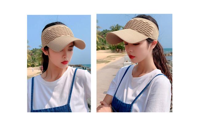 レディース サンバイザー 日よけ帽子 レディース つば広 バイザー サンバイザー