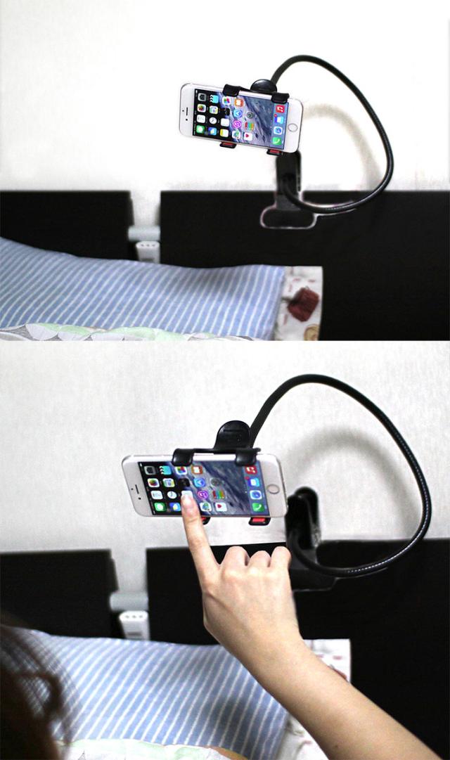 スマホ用クリップ式アームスタンド