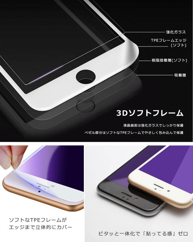 iPhone ガラス フィルム 液晶 強化ガラス 指紋防止