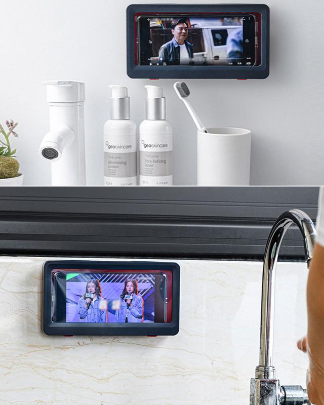 お風呂 スマホ 防水ケース 防水スマホケース 防水 お風呂 スマホスタンド スマホカバー バスルーム スマホホルダー スマホ防水ケース 防霧 スマホスタンド 壁掛け