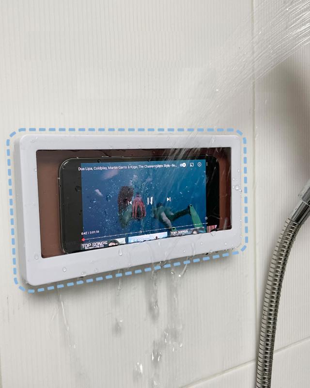 お風呂 スマホ 防水ケース 防水スマホケース 防水 お風呂 スマホスタンド スマホカバー バスルーム スマホホルダー スマホ防水ケース 防霧 スマホスタンド 壁掛け