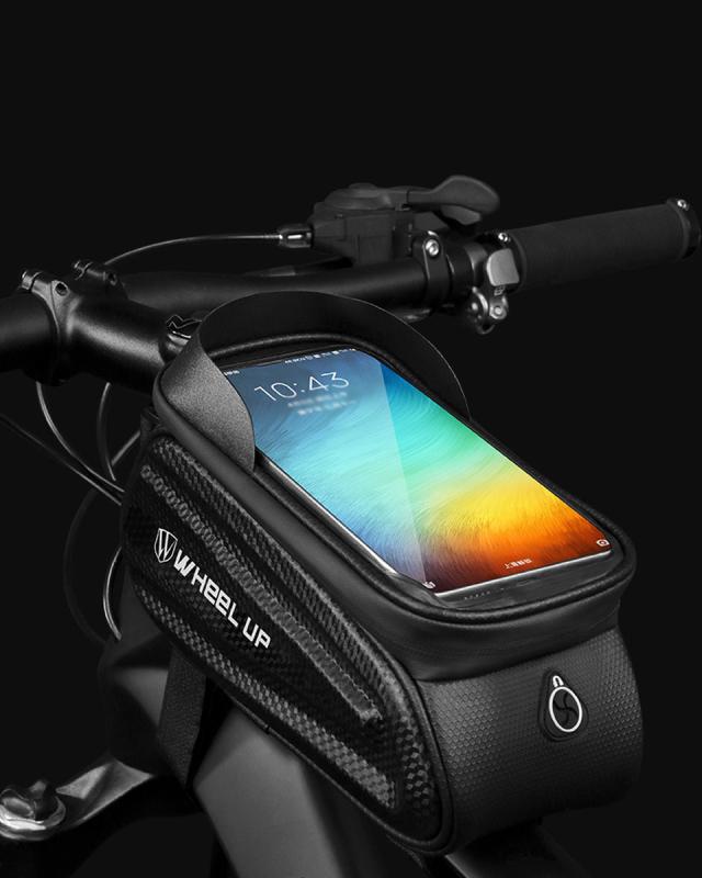 スマホホルダー 自転車 防水 自転車スマホホルダー トップチューブバッグ 自転車バッグ フロントバッグ 自転車フレームバッグ スマホバッグ
