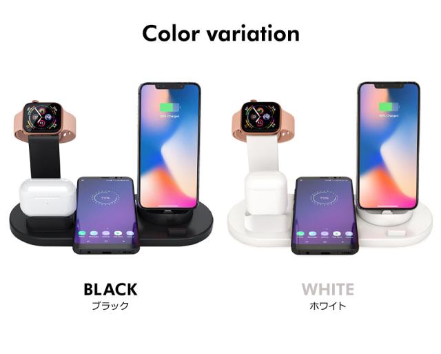 ワイヤレス充電器 スタンド 7in1 3in1 ワイヤレスチャージ スマートウォッチ Qiワイヤレス充電器 Qi充電器