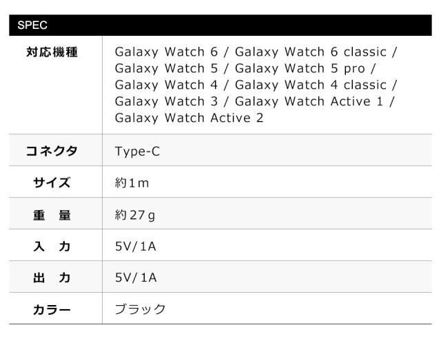 galaxy watch 充電スタンド 充電 ケーブル USB 充電ケーブル Type-c 充電パッド