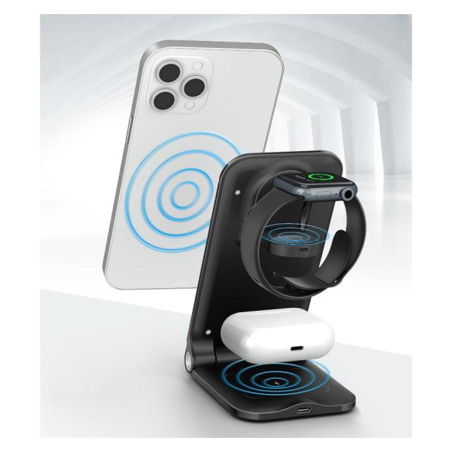 ワイヤレス充電器 スタンド 7in1 3in1 ワイヤレスチャージ スマートウォッチ Qiワイヤレス充電器 Qi充電器