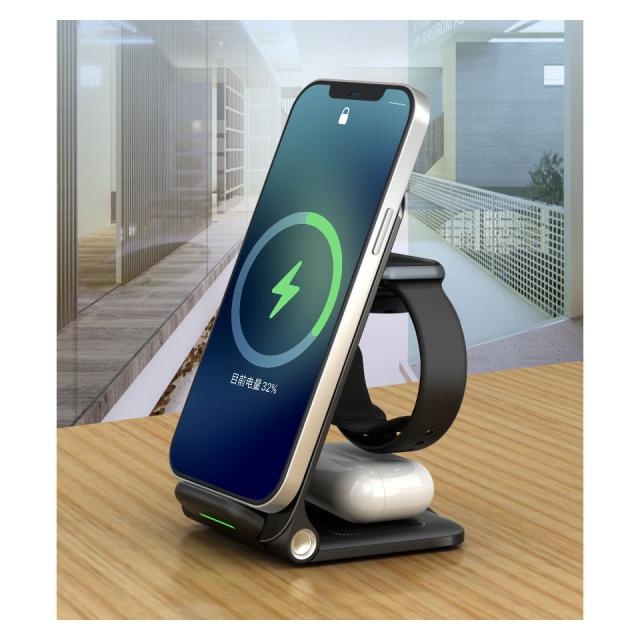 ワイヤレス充電器 スタンド 7in1 3in1 ワイヤレスチャージ スマートウォッチ Qiワイヤレス充電器 Qi充電器