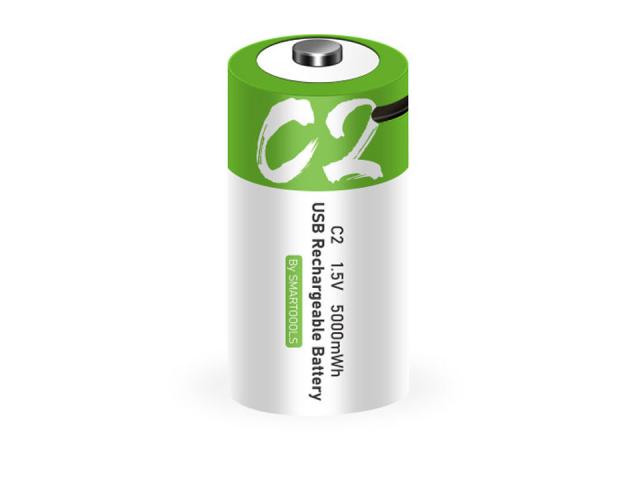 単2充電池 Type-C USB充電 単三電池 充電器不要 単2 Type-C 充電池 USB直挿し リチウム単2バッテリー