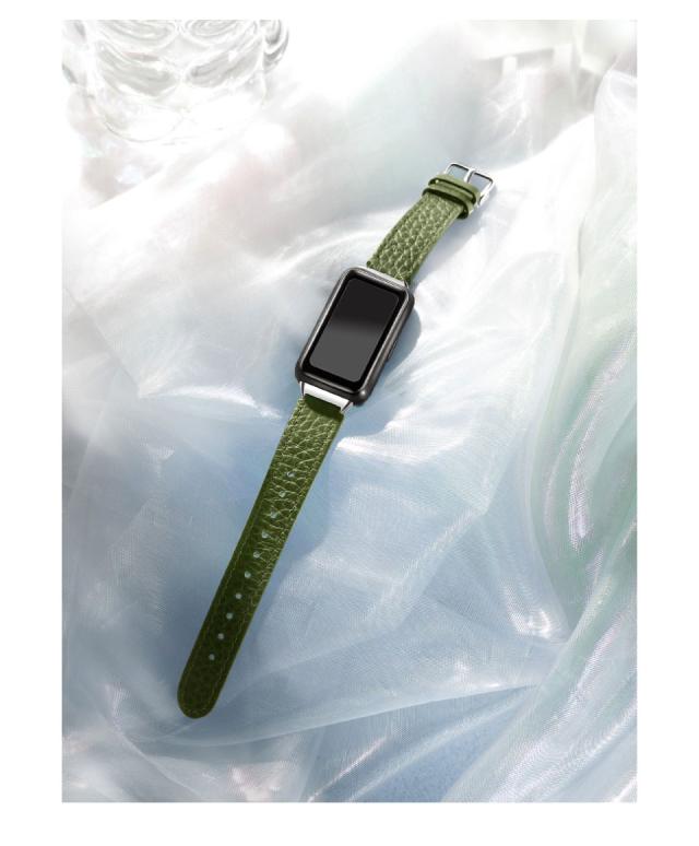 huawei band 8 バンド 9 交換バンド ファーウェイバンド8 ベルト 牛革 本革 レザー