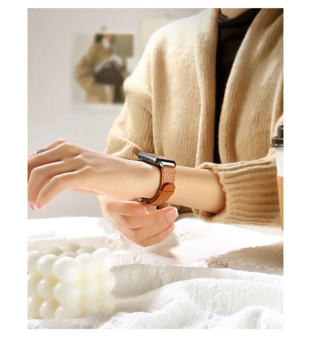 huawei band 8 バンド 9 交換バンド ファーウェイバンド8 ベルト 牛革 本革 レザー