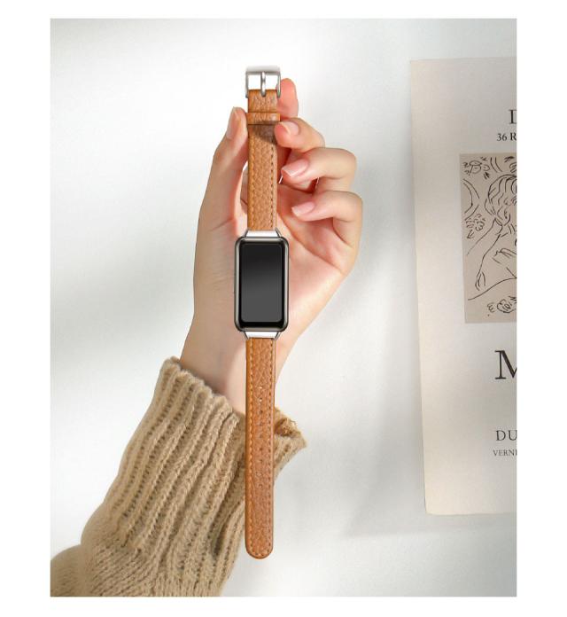 huawei band 8 バンド 9 交換バンド ファーウェイバンド8 ベルト 牛革 本革 レザー