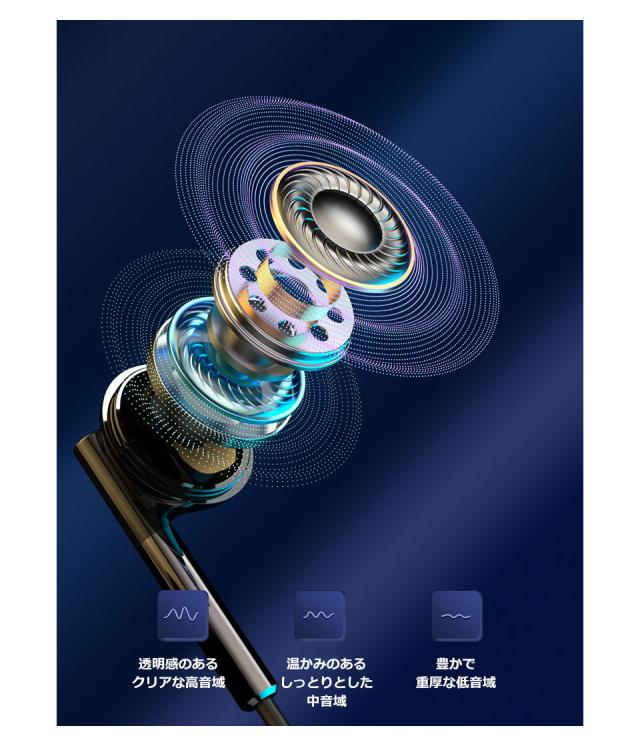 イヤホン 有線 マイク付き iPhone typec 3.5mm イヤホンマイク