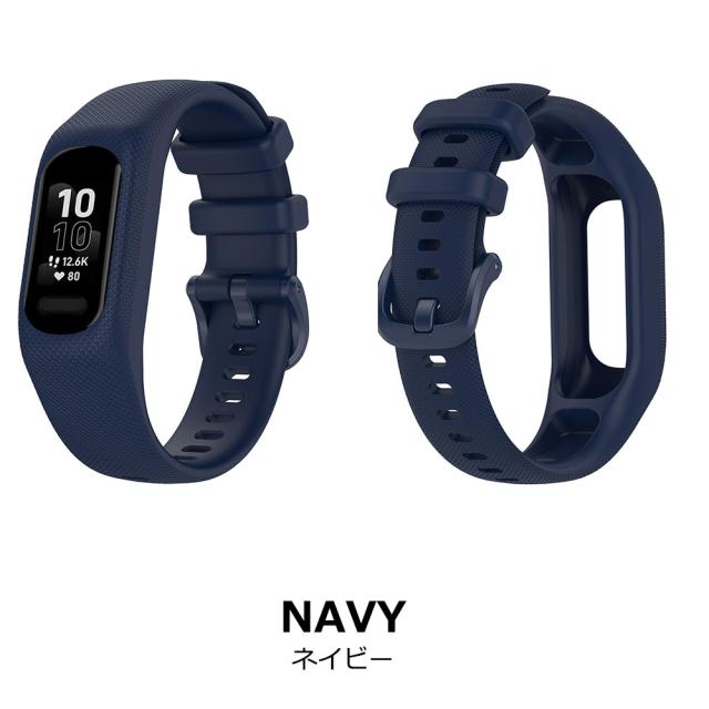 Garmin vivosmart 5 バンド シリコン 交換バンド ガーミン ヴィヴォスマート5バンド 一体型ベルト