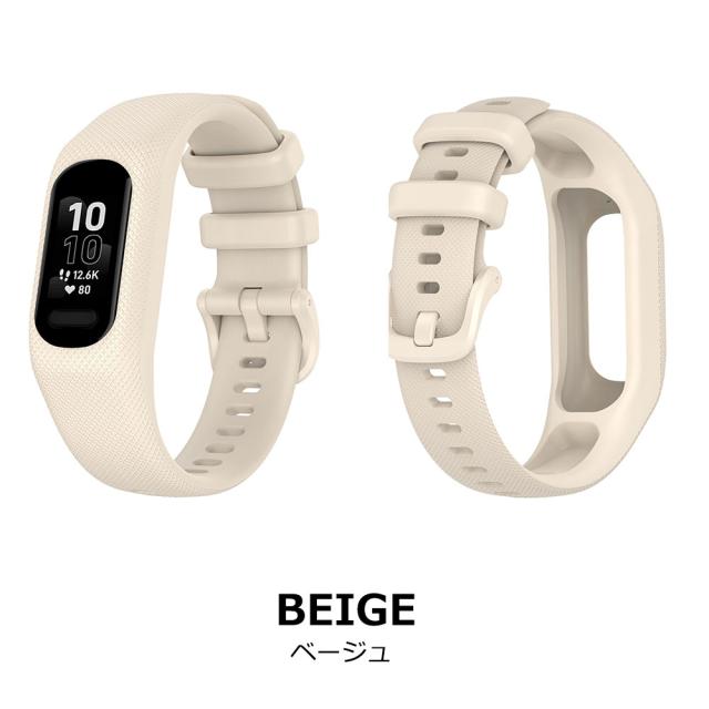 Garmin vivosmart 5 バンド シリコン 交換バンド ガーミン ヴィヴォスマート5バンド 一体型ベルト