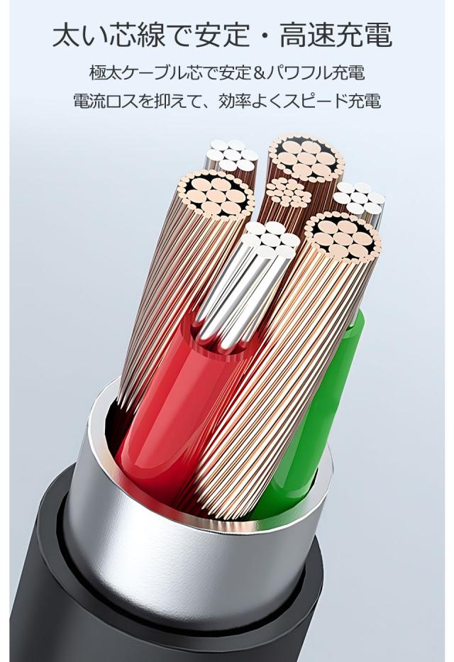 充電ケーブル type-c 急速充電 1.8m PD C to C iPhone充電ケーブル タイプcケーブル スマホ充電ケーブル