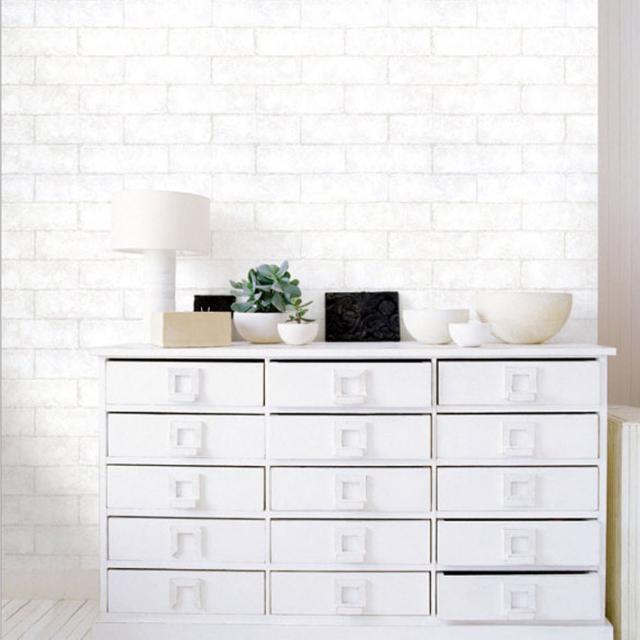 壁紙 レンガ 壁紙 シール はがせる壁紙 リメイクシート のり付き 北欧 クロス 補修 防水