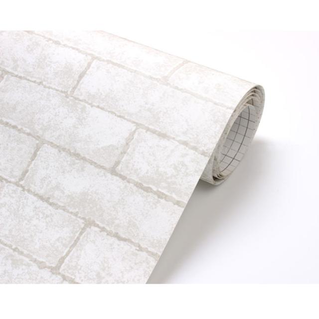 壁紙 レンガ 壁紙 シール はがせる壁紙 リメイクシート のり付き 北欧 クロス 補修 防水