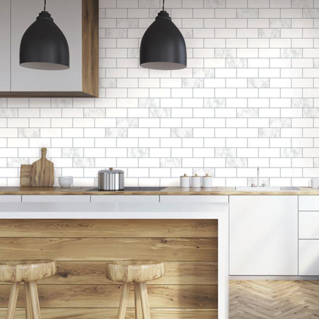 壁紙 タイル柄 壁紙 シール タイル