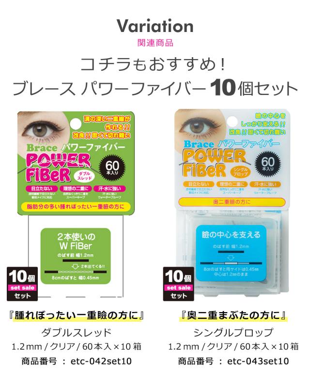 二重テープ アイテープ 二重まぶたテープ クセ付け アイプチ パワーファイバー 二重ファイバー 
