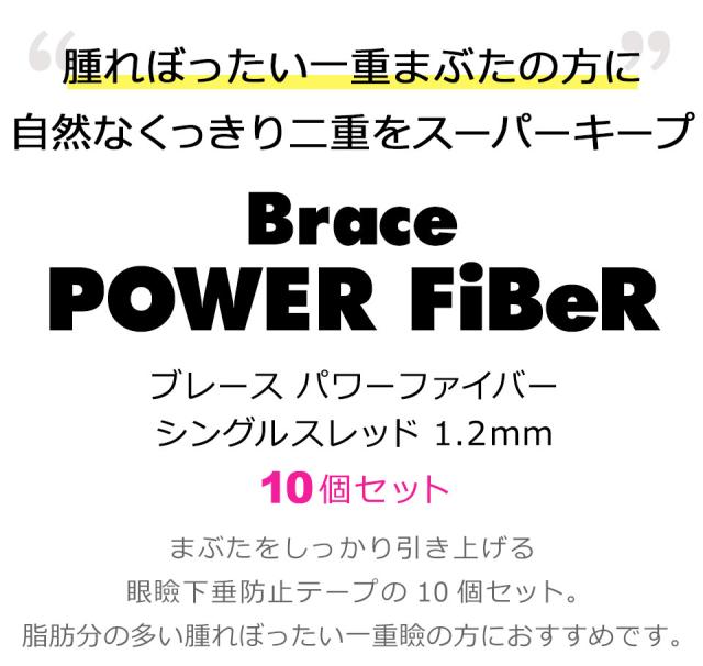 二重テープ アイテープ 二重まぶたテープ クセ付け アイプチ パワーファイバー 二重ファイバー