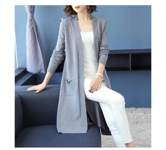 ロングカーディガン カーディガン レディース 秋冬 ロング丈 ミドル丈 トップス 秋冬ロングカーディガン