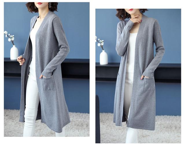 ロングカーディガン カーディガン レディース 秋冬 ロング丈 ミドル丈 トップス 秋冬ロングカーディガン