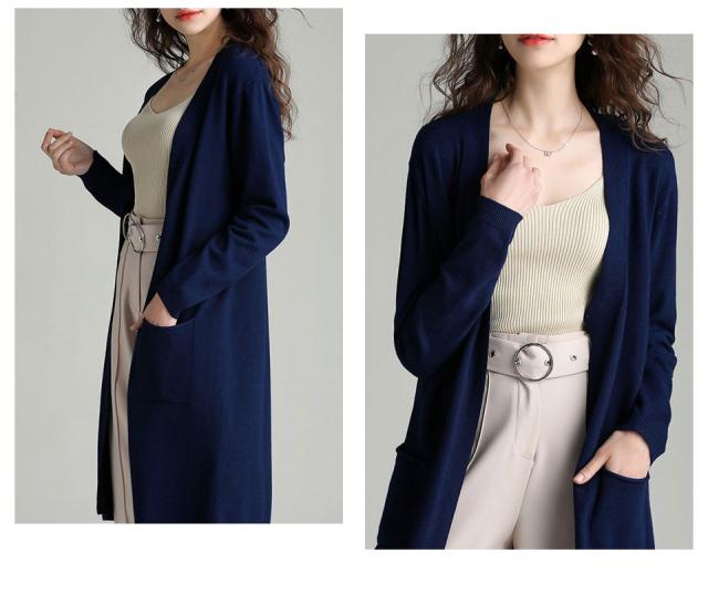 ロングカーディガン カーディガン レディース 秋冬 ロング丈 ミドル丈 トップス 秋冬ロングカーディガン