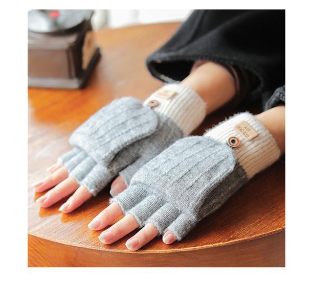 手袋 レディース ミトン 暖かい かわいい 2Way 防寒 スマホ対応