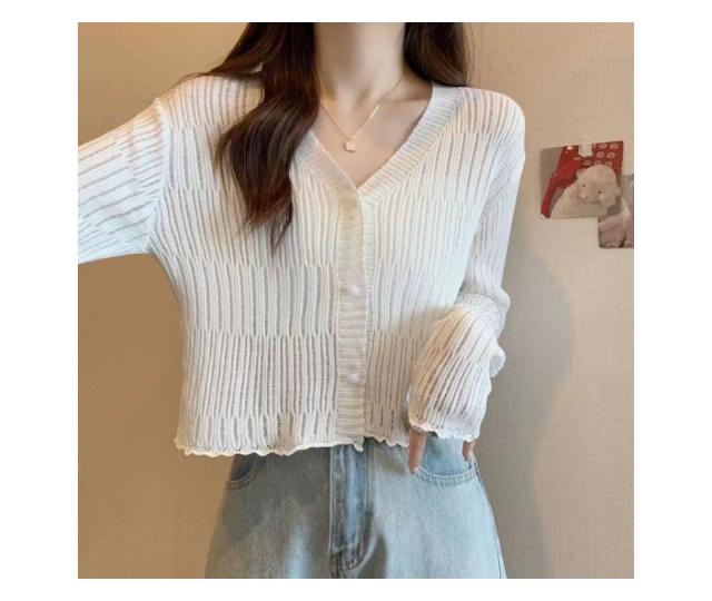 サマー カーディガン 長袖 薄手 サマーニット レディース 春夏カーディガン