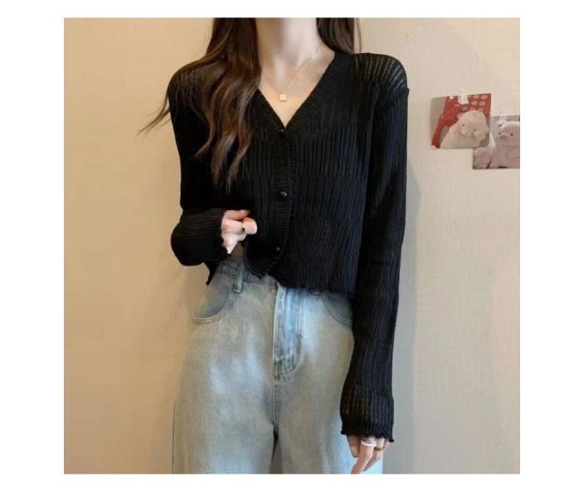 サマー カーディガン 長袖 薄手 サマーニット レディース 春夏カーディガン