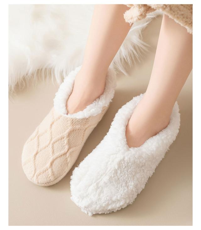 ルームシューズ 冬 あったか もこもこルームシューズ スリッパ 裏起毛 防寒 暖かい もこもこ ふわふわ 室内履き レディース