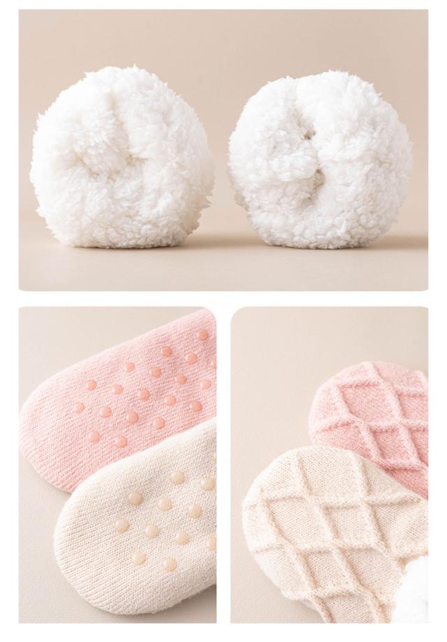 ルームシューズ 冬 あったか もこもこルームシューズ スリッパ 裏起毛 防寒 暖かい もこもこ ふわふわ 室内履き レディース