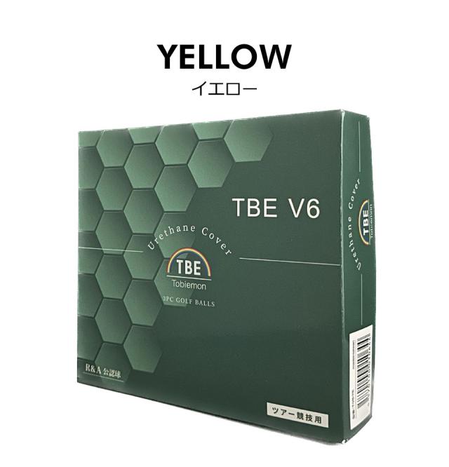 TBE V6 飛び衛門 ゴルフボール TOBIEMON 飛衛門 ゴルフボール R&A公認球 ツアー競技用