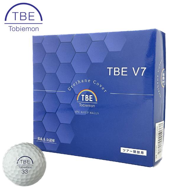 TBE V7 飛び衛門 ゴルフボール TOBIEMON 飛衛門 ゴルフボール R&A公認球 ツアー競技用