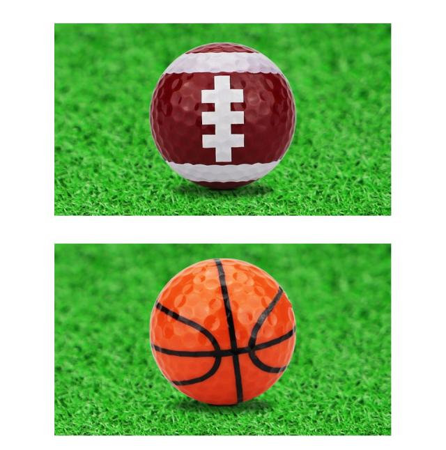 ゴルフボール プリントゴルフボール スポーツボール柄ゴルフボール ゴルフコンペ 景品 ギフト プレゼント