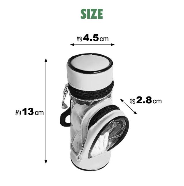 ゴルフボールケース ゴルフポーチ ゴルフ ボールポーチ かわいい レディース メンズ ボールケース ゴルフボール入れ ボール入れ