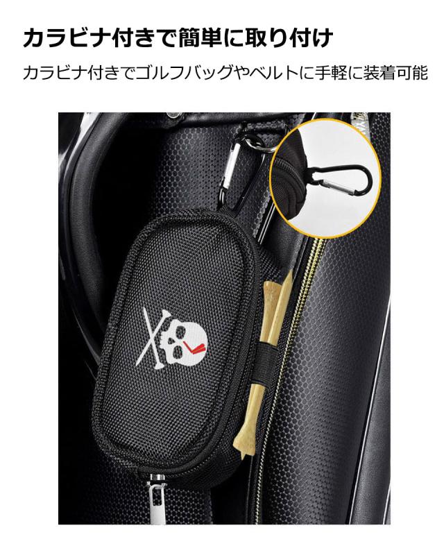 ゴルフポーチ ベルト付き ゴルフウエストポーチレディース PUレザー ゴルフボールケース ゴルフボール ケース ウエストポーチ
