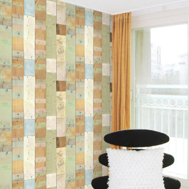 壁紙 木目 木目壁紙 壁紙 シール はがせる壁紙 リメイクシート のり付き 北欧 クロス 補修 防水