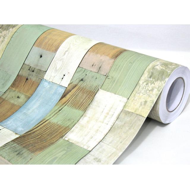 壁紙 木目 木目壁紙 壁紙 シール はがせる壁紙 リメイクシート のり付き 北欧 クロス 補修 防水