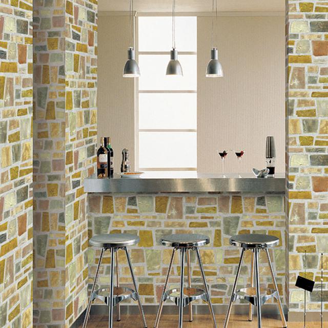 壁紙 レンガ 壁紙 シール はがせる壁紙 リメイクシート のり付き 北欧 クロス 補修 防水