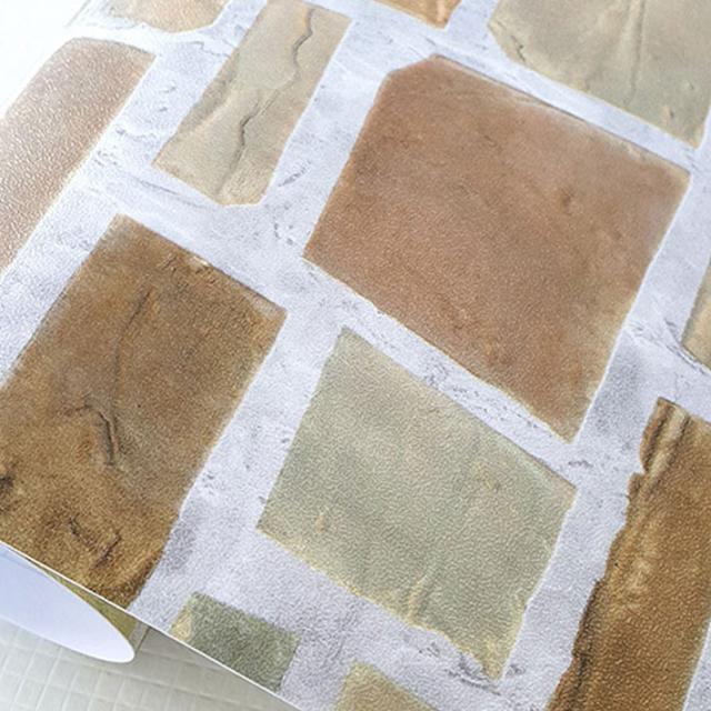 壁紙 レンガ 壁紙 シール はがせる壁紙 リメイクシート のり付き 北欧 クロス 補修 防水