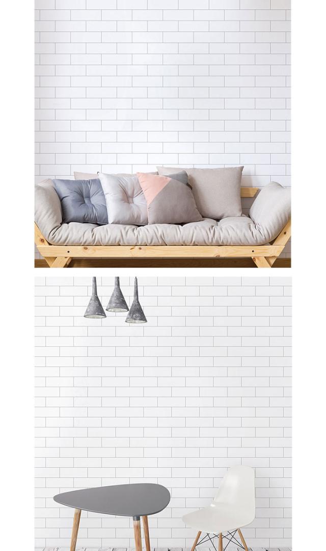 壁紙 レンガ 壁紙 シール はがせる壁紙 リメイクシート のり付き 北欧 クロス 補修 防水
