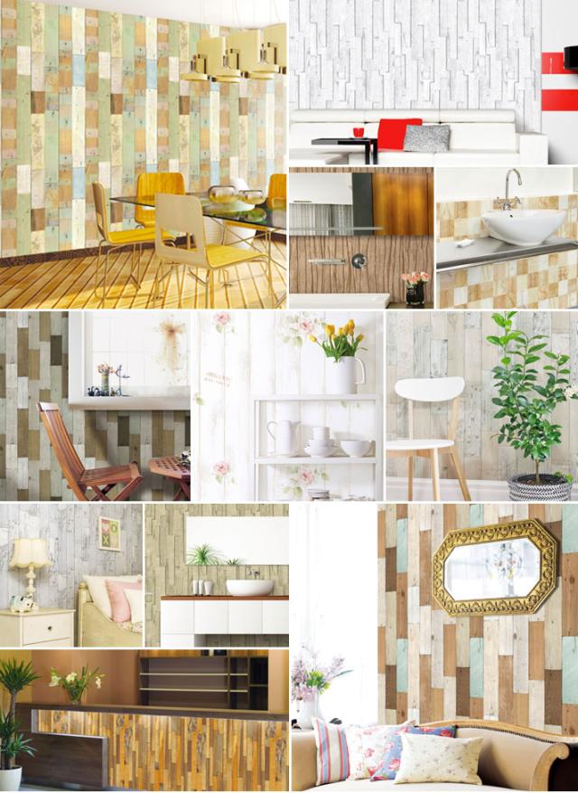 壁紙 木目 木目壁紙 壁紙 シール はがせる壁紙 リメイクシート のり付き 北欧 クロス 補修 防水