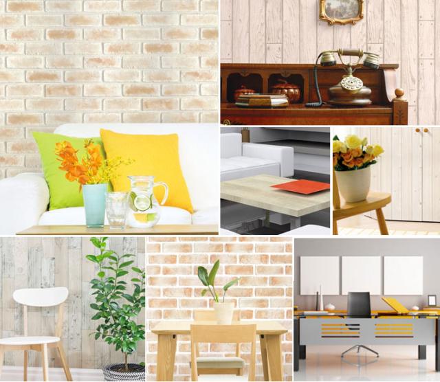 壁紙 シール 壁紙シール はがせる壁紙 リメイクシート のり付き 北欧 クロス 補修 防水