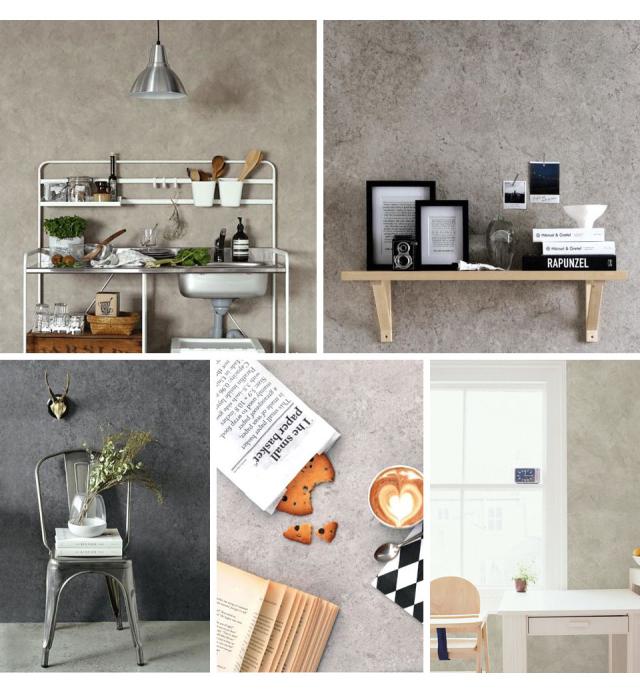 壁紙 コンクリート 壁紙シール はがせる壁紙 リメイクシート のり付き 北欧 クロス 補修 防水